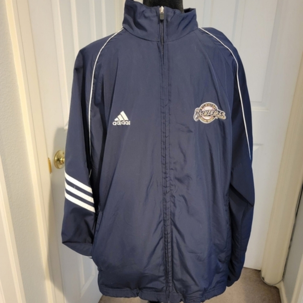 Adidas Milwaukee‎ Brewers jacket, Medium